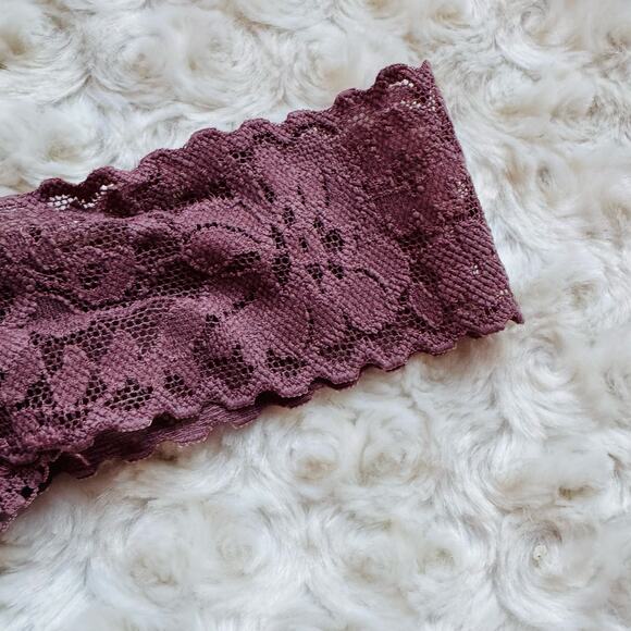 Hanky Panky Womens Daily Lace Original Rise Thong All Spice Mauve One Size NEW - Picture 6 of 8